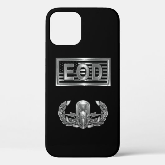 EOD(不発弾処理)&アメリカ国旗 Case-Mate iPhoneケース (裏面)