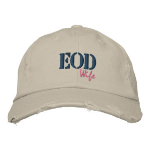 EOD、妻 刺繍入りキャップ