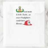 EOD -消防士の英雄 スクエアシール (バッグ)