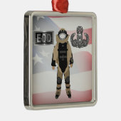 EOD Bomb Suit メタルオーナメント (右)