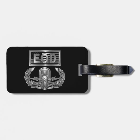 EOD Explosive Ordnance Disposal ラゲッジタグ (裏面横)
