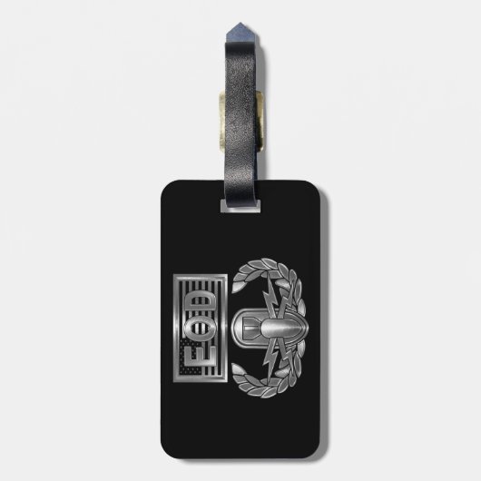 EOD Explosive Ordnance Disposal ラゲッジタグ (裏面縦)