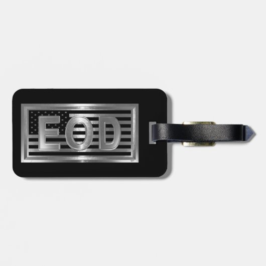 EOD Explosive Ordnance Disposal ラゲッジタグ (裏面横)