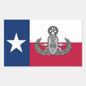 EOD TX 長方形シール (正面)