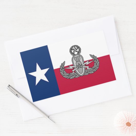 EOD TX 長方形シール (封筒)