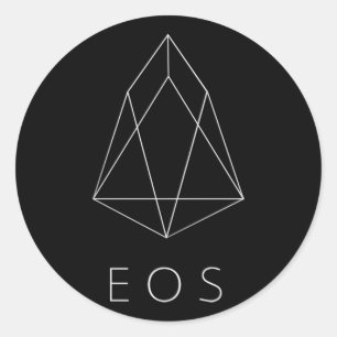 EOSのクラシックで暗いタイトルのステッカー(20のシート) ラウンドシール