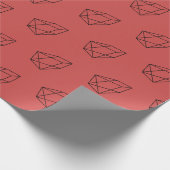 EOSの包装紙(赤い) ラッピングペーパー (角)