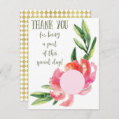 EOSリップバームのシャワー特典カード サンキューカード (正面/裏面)