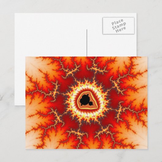 Eos - フラクタル ポストカード (正面/裏面)