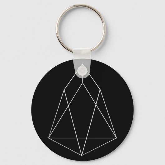 EOS Basicキーチェーン（暗） キーホルダー (正面)