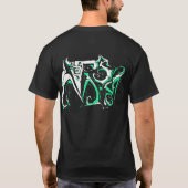 EoVのスカルおよび骨 Tシャツ (裏面)
