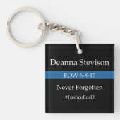 EOW/#JusticeForD Keychain キーホルダー (正面)