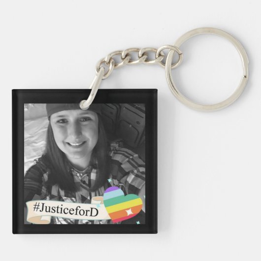 EOW/#JusticeForD Keychain キーホルダー (裏面)