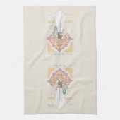 Éowyn "I Am No Man" Battle-Ready Graphic キッチンタオル (縦)