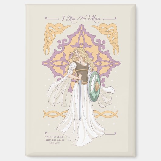 Éowyn "I Am No Man" Battle-Ready Graphic マグネット (正面)