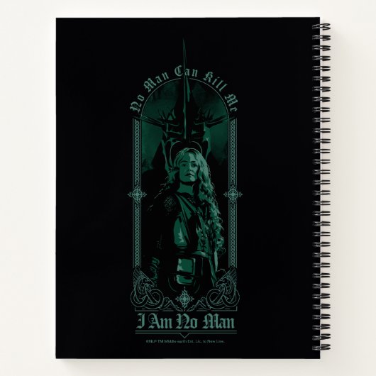 Éowyn Vs SAURON™ "I Am No Man" Rohan Graphic ノートブック (裏面)