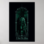 Éowyn Vs SAURON™ "I Am No Man" Rohan Graphic ポスター (正面)