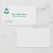 EPAビジ退職したネスカード 名刺 (正面/裏面)