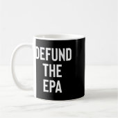 Epa環境保護庁Polの資金提供を抹消する コーヒーマグカップ (左)