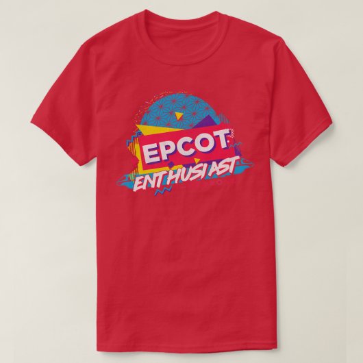 EPCOTファン90年代 Tシャツ (デザイン正面)