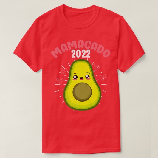 Epectant Mother 2022 Mamacadoベビーママ妊娠 Tシャツ (デザイン正面)