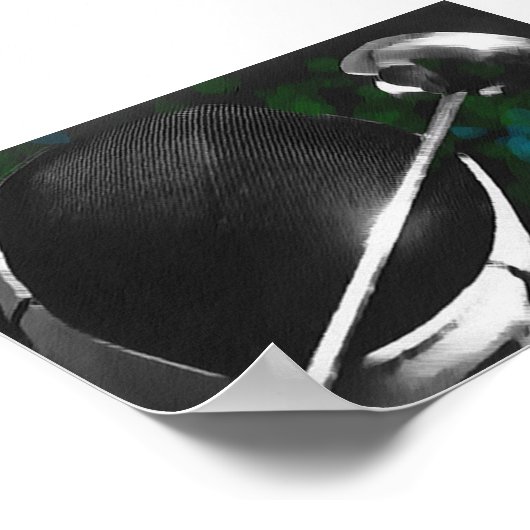 Epee and Mask Still Life POSTER ポスター (角)