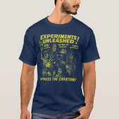 Eperiments Unleashed Lab Movie Poster Halloween fu Tシャツ (正面)