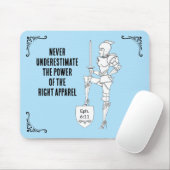 "EPH 6:11" The Power of the Right Apparel マウスパッド (マウス)