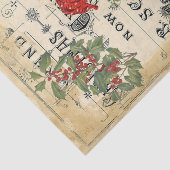 Ephemeraかわいい子供のクリスマス広告ポスターデコパージュ 薄葉紙 (詳細)