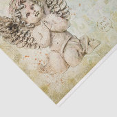 Ephemeraはがきフランスのかわいいベビーアングル切り離し 薄葉紙 (詳細)