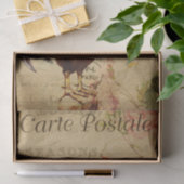 Ephemeraはがきフランスののルースターの切り離し 薄葉紙 (ギフト)