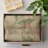 Ephemeraはがきフランスのイエローバードの切り離し 薄葉紙 (ギフト)