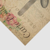 Ephemeraはがきフランスのカトラリーセット切り離し 薄葉紙 (詳細)