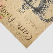 Ephemeraはがきフランスのクラウンの分離 薄葉紙 (詳細)