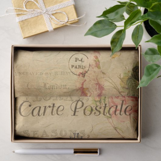 Ephemeraはがきフランスのクラウンの分離 薄葉紙 (ギフト)