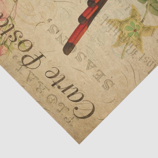 Ephemeraはがきフランスのハミングバードの切り離し 薄葉紙 (詳細)