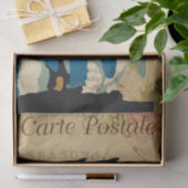 Ephemeraはがきフランスのペンギンフローラデコップページ 薄葉紙 (ギフト)