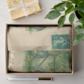 Ephemeraはがきフランスの自転車のデコページ 薄葉紙 (ギフト)