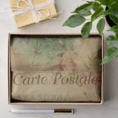 Ephemeraはがきフランスの鳥のフローラの切り離し 薄葉紙 (ギフト)