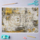 Ephemeraグランジ onフランスの抽象芸術背景 薄葉紙 (クラフト)