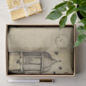 Ephemeraハガキフランスのビーハイブビーズデコップページ 薄葉紙 (ギフト)