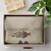 Ephemeraハガキフランスのファミリサイクリングデカップページ 薄葉紙 (ギフト)