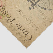 Ephemeraペニーフランスのファージング自転車のデコップ 薄葉紙 (詳細)