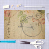 Ephemeraペニーフランスのファージング自転車のデコップ 薄葉紙 (クラフト)