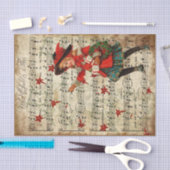 Ephemera何の子は、このキャロルの分離 薄葉紙 (クラフト)