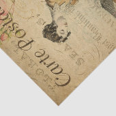 Ephemera女フランスの性の書パッドのデコページ 薄葉紙 (詳細)