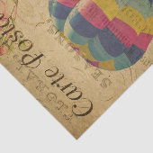 Ephemera熱フランスの気球フローラデコップT 薄葉紙 (詳細)