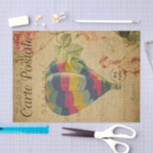 Ephemera熱フランスの気球フローラデコップT 薄葉紙 (クラフト)