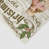Ephemera1907クリスマスカロルホリーベリーデクページ 薄葉紙 (詳細)