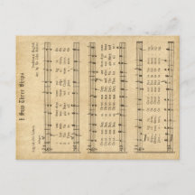 Ephemera "私は3つの船を見た"クリスマスカロル